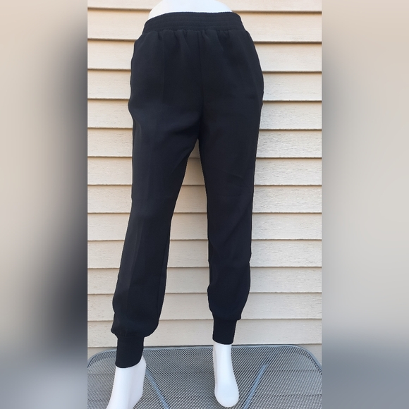 Adeam Women's Pleated Tapered Ankle Pull On Casual Pants  Size L - Picture 1 of 8